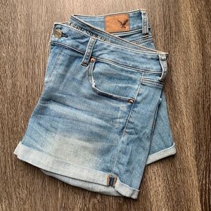 AE Super Super Stretch Denim Midi Short